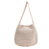 Image of Retro Underarm Single Shoulder Woven Student Handbag Shopping