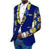 Image of African Men's Casual Printed Cotton Suit Shopping