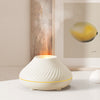 Image of New Volcanic Flame Aroma Diffuser Essential Oil Lamp 130ml USB Portable Air Humidifier With Color Night Light Mist Maker Fogger LED Light Shopping