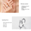 Image of Sterling Silver Snake Ring Female Stackable Band Ring Shopping