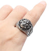 Image of Domineering Lion's Head Ring Style Steel Titanium Shopping