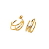 Image of Stainless Steel Ring-shaped Earrings Shopping