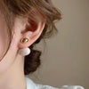 Image of European And American Retro Affordable Luxury Fashion Drip Glazed Oval Earrings Shopping