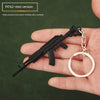 Image of Mini Weapon Keychain M762 Toy Gun Model Ornament Shopping