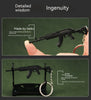 Image of Mini Weapon Keychain M762 Toy Gun Model Ornament Shopping