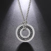 Image of Vintage Viking Rune Circle Pendant Ornament Stainless Steel Necklace Shopping