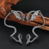 Image of Stainless Steel Dragon Retro Punk Gothic Dragon Earrings Shopping