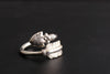 Image of 925 Thai Silver Bow And Arrow Ring Personality Fashion Shopping