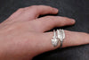 Image of 925 Thai Silver Bow And Arrow Ring Personality Fashion Shopping