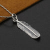 Image of Vintage Thai Silver Eagle Wings Small Size Feather Pendant Shopping