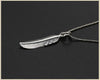 Image of Vintage Thai Silver Eagle Wings Small Size Feather Pendant Shopping