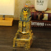 Image of Creative Ancient Egypt Backflow Incense Burner Resin Crafts Home Buddha Ornament Shopping