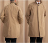 Image of Lapel Single Breasted Business Casual Mid-length Trench Coat Shopping