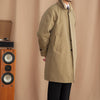 Image of Lapel Single Breasted Business Casual Mid-length Trench Coat Shopping