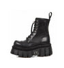 Image of Women's Fashion Retro Heavy Metal Casual Platform Ankle Boots Shopping