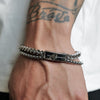 Image of Minimalist Normcore Style Hip Hop Titanium Steel Bracelet Does Not Fade Shopping