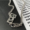 Image of Gender-Free Neutral OT Buckle Necklace Trendy Cool Shopping