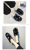 Image of Baotou Leopard Print Fashionable Warm Cotton Slippers Shopping