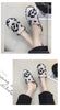 Image of Baotou Leopard Print Fashionable Warm Cotton Slippers Shopping