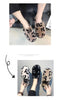 Image of Baotou Leopard Print Fashionable Warm Cotton Slippers Shopping