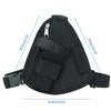 Image of Walkie-Talkie Black Triangle Backpack Multifunctional Portable Shopping