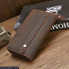 Image of New Retro Hand Multifunctional Zipper Men's Leather Wallet Shopping