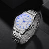 Image of Men's Waterproof Anti-blue Light Steel Belt Calendar Watch Shopping