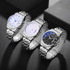 Image of Men's Waterproof Anti-blue Light Steel Belt Calendar Watch Shopping