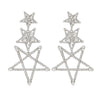 Image of Women's Fashion New Pentagram Earrings Shopping