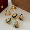 Image of Women's Fashion Geometry Pattern Triangle Earrings Shopping