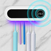 Image of Wall Mounted Toothbrush Holder Smart Toothbrush UV Sterilizer Holder Toothpaste Dispenser Squeezer For Bathroom Accessories Shopping