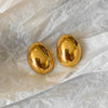 Image of European And American Gold Large Earrings Women Shopping