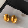 Image of European And American Gold Large Earrings Women Shopping