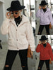 Image of Women's Single-breasted Lapel Long-sleeved Double-sided Fleece Jacket Shopping