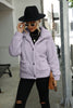 Image of Women's Single-breasted Lapel Long-sleeved Double-sided Fleece Jacket Shopping