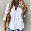 Image of New Women's Clothing Autumn And Winter Irregular Loose Long Sleeve Lapel Shirt Shopping