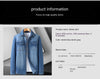 Image of Denim Long Sleeve Shirt Casual Coat Shopping