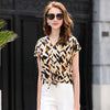 Image of Silk shirt short sleeve Shopping