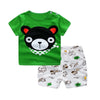 Image of Cartoon Clothing Baby Boy Summer Clothes T-shirt Baby Girl Casual Clothing Sets Shopping