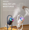 Image of Magic Shadow USB Air Humidifier For Home With Projection Night Lights Ultrasonic Car Mist Maker Mini Office Air Purifier Shopping