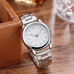 Simple Steel Belt Quartz Watch Men Shopping