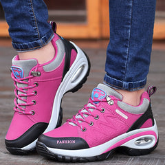 Autumn Winter Women Sneakers Air Cushion Design Platform Shoes Shopping