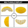 Image of Durian Cat Brush, Dog Cat Self Groomer, Wall Corner Scratcher Massage Combs Durian Shape Molars Eat Slowly Toys Multifunctional Scratch Massager Tool Pets Clean Teeth Healthy Toys Shopping