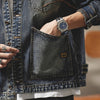 Image of American Retro Embroidered Denim Coat Men's Jacket Shopping