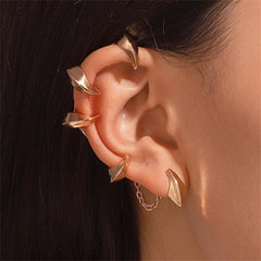 Retro Personality Gothic Demon Claw Geometric Ear Clips Shopping