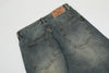 Image of Contrast Color Washed Jeans For Men Shopping