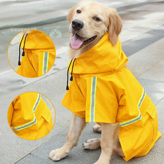 Dog Raincoat,Waterproof Dog Rain Jacket With Safety Reflective Stripe,Hooded Slicker Dachshund Doggy Dog Poncho With Leash For Dogs And Puppies Shopping