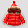 Image of 1 year old baby girl's hand-stuffed cotton coat Shopping