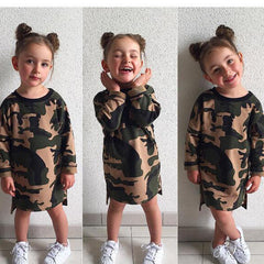 Girls' camouflage clothes Shopping