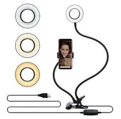 LED Selfie Ring Light for Live Adjustable Makeup Light-8cm Stand Shopping111